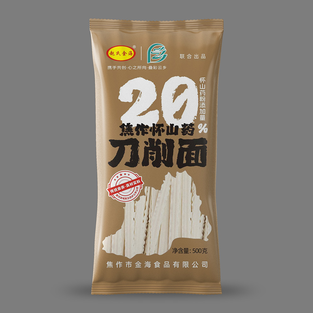  怀山药刀削面500g